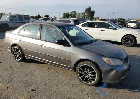 2005 Honda Civic Lx from USA, damaged, VIN 2HGES16515H503193